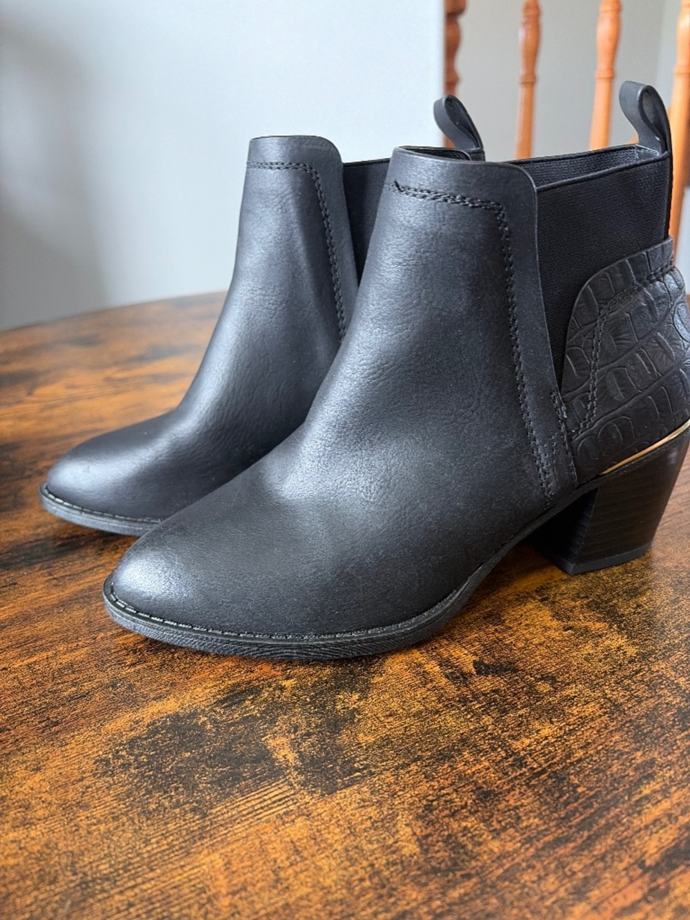 Black boots